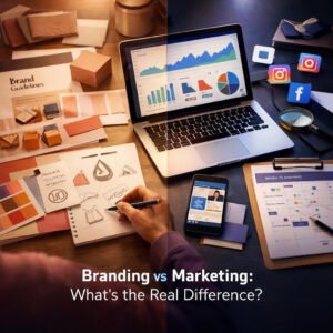 Branding vs Marketing: What’s the Real Difference?